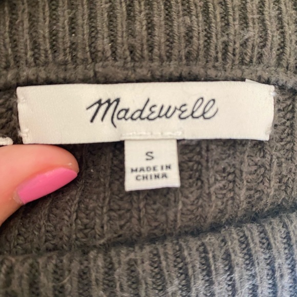 Madewell greenish gray sweater - Picture 4 of 4